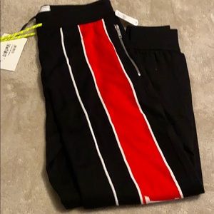 ICEBERG size M BLACK/RED/WHITE joggers